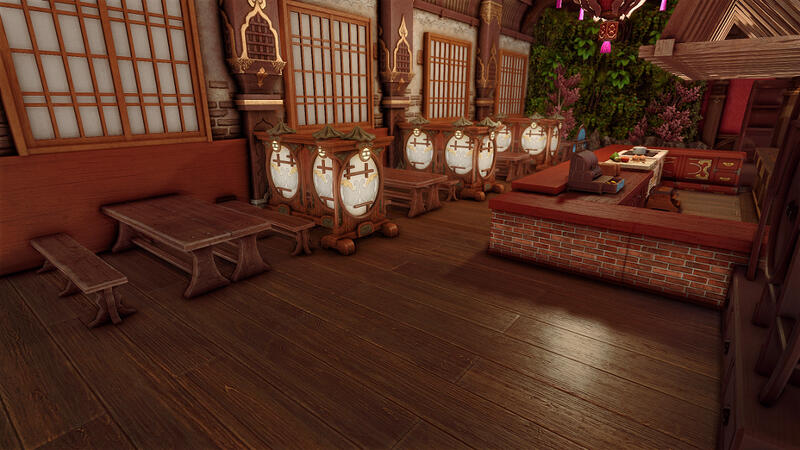 The upstairs seating area for those who would prefer a bit more privacy when dining.